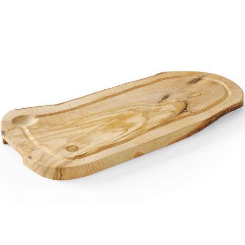 Deska do serwowania z drewna oliwnego z rowkiem 400 x 250 x 18 mm - Hendi 505212 Hendi Deska do serwowania z drewna oliwnego z rowkiem 400 x 250 x 18 mm - Hendi 505212 Hendi