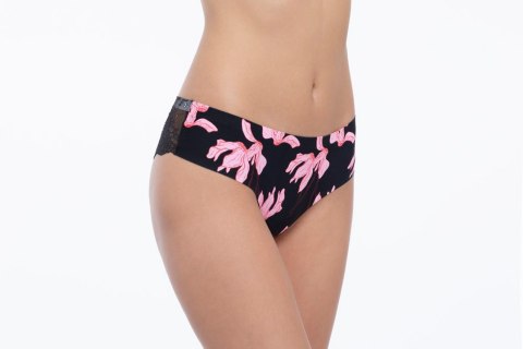 Figi Tanga Cyklamen Czarny XL Figi Tanga Cyklamen Czarny XL