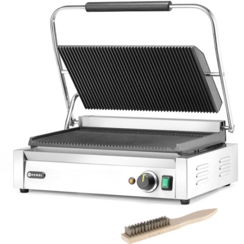 Grill elektryczny kontaktowy XL Pianini 548 x 415 mm 2700 W - Hendi 263624 Hendi Grill elektryczny kontaktowy XL Pianini 548 x 415 mm 2700 W - Hendi 263624 Hendi