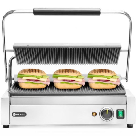 Grill elektryczny kontaktowy XL Pianini 548 x 415 mm 2700 W - Hendi 263624 Hendi Grill elektryczny kontaktowy XL Pianini 548 x 415 mm 2700 W - Hendi 263624 Hendi