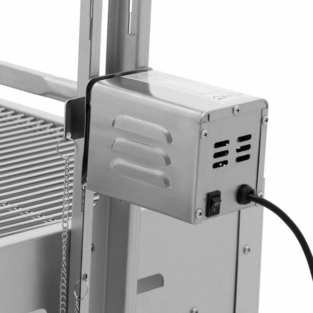 Grill węglowy z rożnem obrotowym elektrycznym do pieczenia prosiaka 13 W 40 kg 127 cm Royal Catering Grill węglowy z rożnem obrotowym elektrycznym do pieczenia prosiaka 13 W 40 kg 127 cm Royal Catering