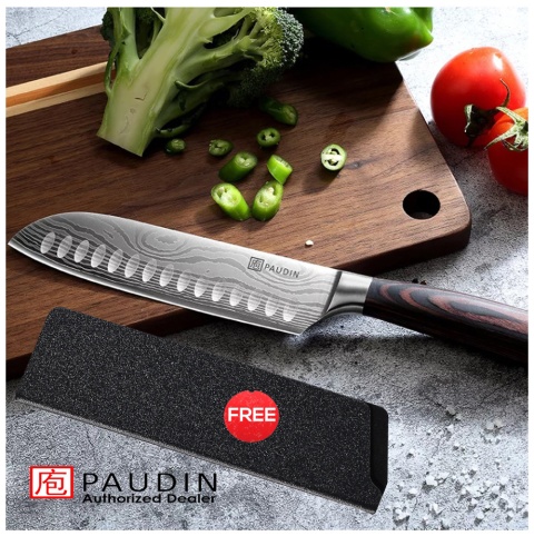 Nóż Santoku uniwersalny do mięsa, ryb i warzyw