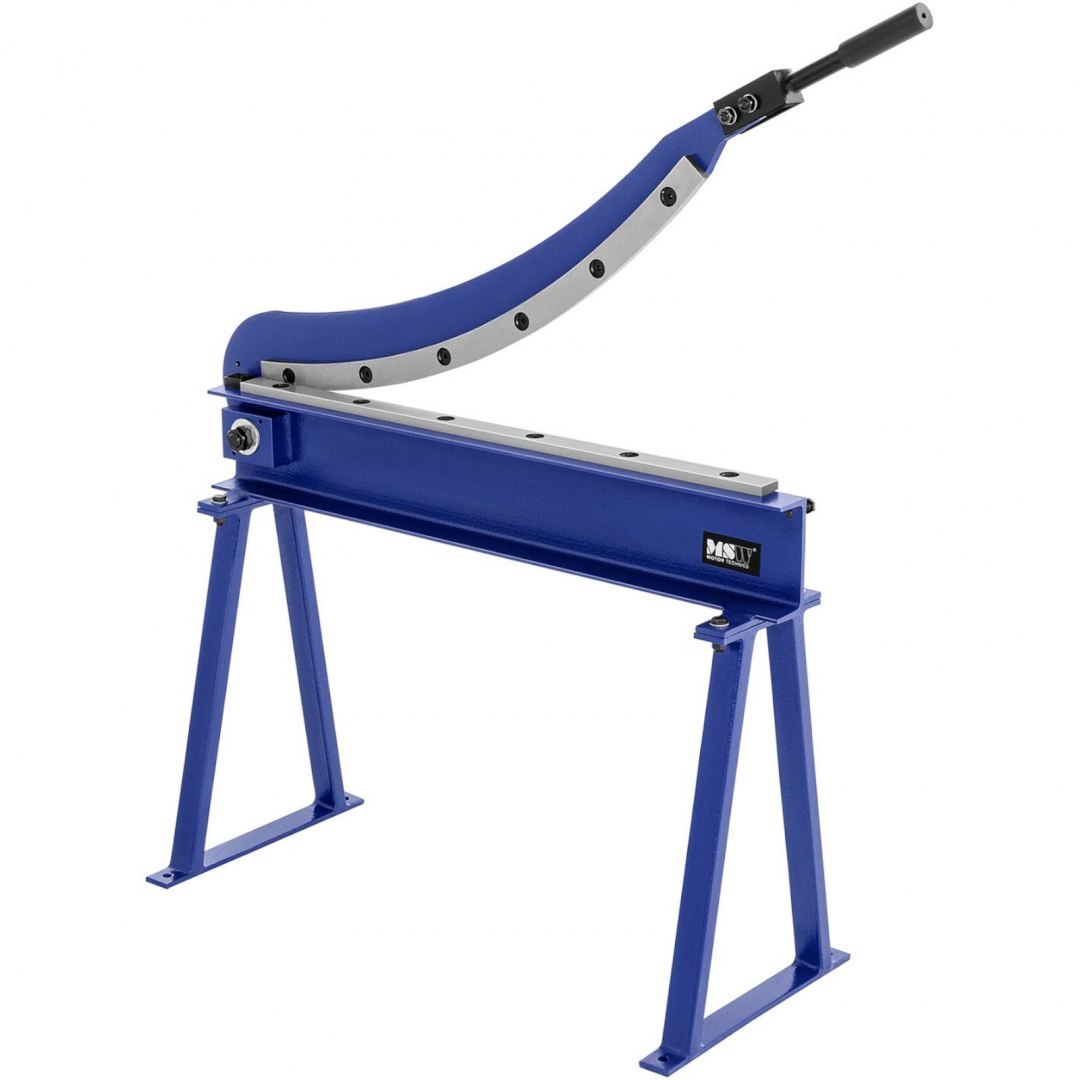 Nożyce gilotynowe gilotyna do arkuszy blachy ręczna gr. 1.5 mm szer. 800 mm MSW Nożyce gilotynowe gilotyna do arkuszy blachy ręczna gr. 1.5 mm szer. 800 mm MSW