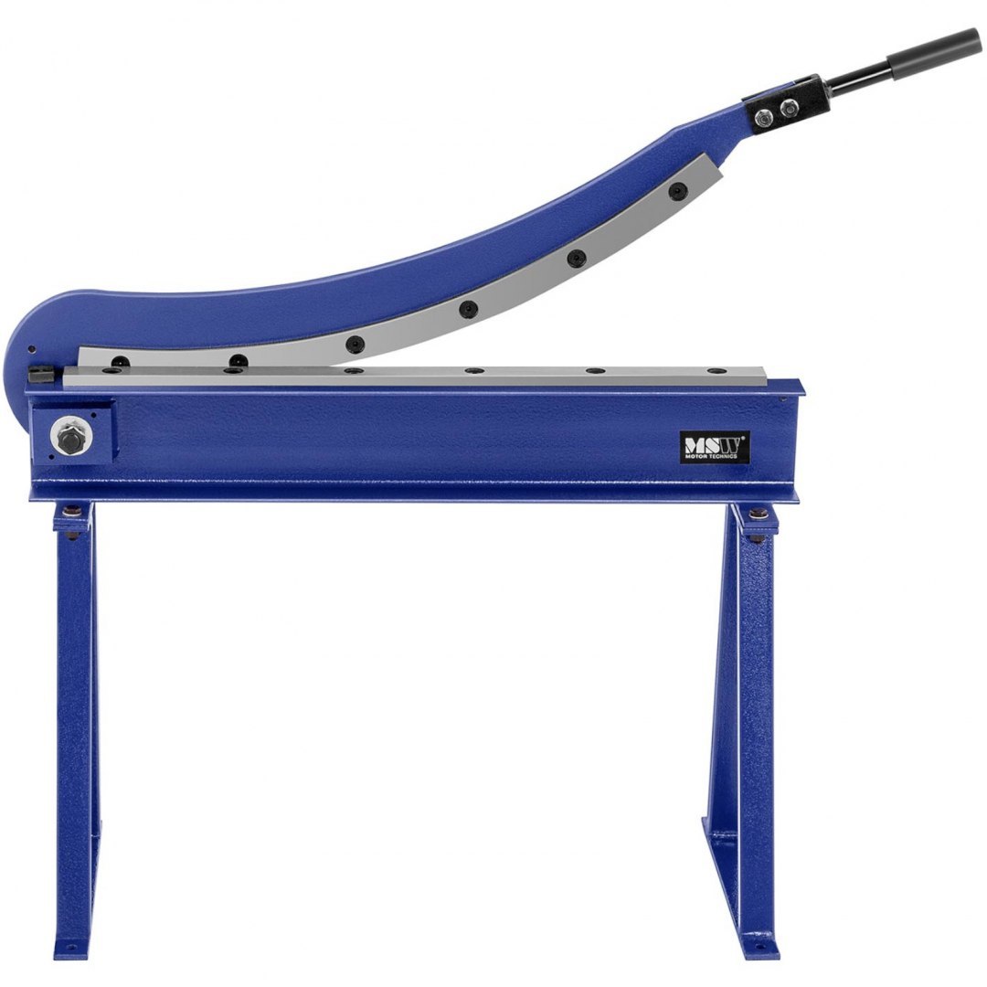 Nożyce gilotynowe gilotyna do arkuszy blachy ręczna gr. 1.5 mm szer. 800 mm MSW Nożyce gilotynowe gilotyna do arkuszy blachy ręczna gr. 1.5 mm szer. 800 mm MSW