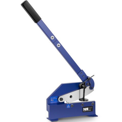 Nożyce gilotynowe gilotyna do blachy i prętów ręczna gr. 6 mm szer. 170 mm MSW Nożyce gilotynowe gilotyna do blachy i prętów ręczna gr. 6 mm szer. 170 mm MSW