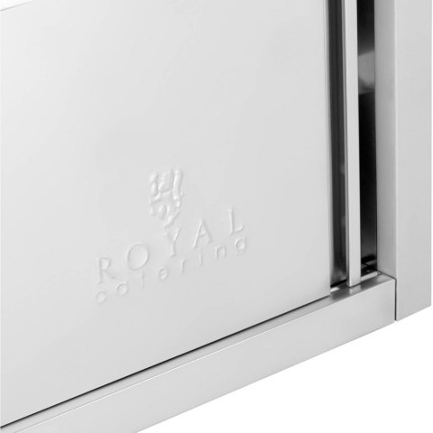 Szafa ścienna gastronomiczna z drzwiami przesuwanymi STAL 130 kg 120 x 40 x 50 cm Royal Catering Szafa ścienna gastronomiczna z drzwiami przesuwanymi STAL 130 kg 120 x 40 x 50 cm Royal Catering