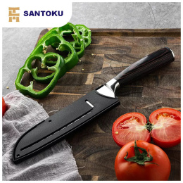 Uniwersalny nóż Santoku do mięsa, ryb i warzyw
