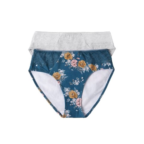 Figi Hally 2-pack 39889-K005 Zielono-Szary M Figi Hally 2-pack 39889-K005 Zielono-Szary M