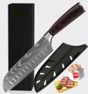 Uniwersalny nóż Santoku do mięsa, ryb i warzyw