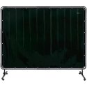 Ekran kurtyna spawalnicza ochronna z ramą na kółkach 240 x 180 cm - czarna Stamos Germany
