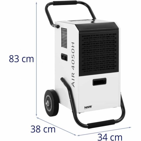 Osuszacz powietrza pochłaniacz wilgoci przemysłowy budowlany 860 W 628 m3/h do 65 m2 MSW Osuszacz powietrza pochłaniacz wilgoci przemysłowy budowlany 860 W 628 m3/h do 65 m2 MSW