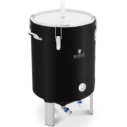 Pojemnik kocioł fermentacyjny fermentator do piwa wina z izolacją 0-40C 60 l Royal Catering Pojemnik kocioł fermentacyjny fermentator do piwa wina z izolacją 0-40C 60 l Royal Catering