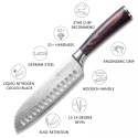 Nóż Santoku uniwersalny do mięsa, ryb i warzyw