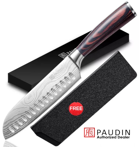 Nóż Santoku uniwersalny do mięsa, ryb i warzyw