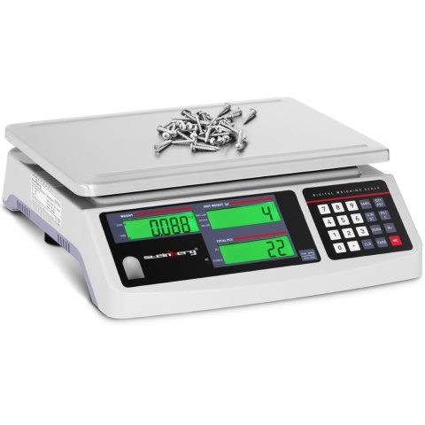 Waga sklepowa handlowa licząca LCD 30.5 x 22 cm 30 kg / 1 g Steinberg Systems Waga sklepowa handlowa licząca LCD 30.5 x 22 cm 30 kg / 1 g Steinberg Systems