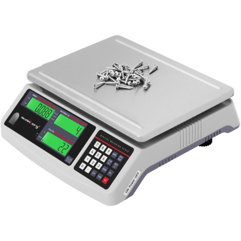 Waga sklepowa handlowa licząca LCD 30.5 x 22 cm 30 kg / 1 g Steinberg Systems Waga sklepowa handlowa licząca LCD 30.5 x 22 cm 30 kg / 1 g Steinberg Systems