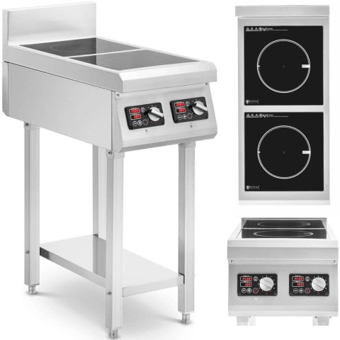 Kuchnia indukcyjna 2 palnikowa wolnostojąca 400 V 2 x 3500 W Royal Catering Kuchnia indukcyjna 2 palnikowa wolnostojąca 400 V 2 x 3500 W Royal Catering