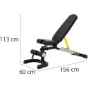 Ławka ławeczka treningowa skośna regulowana do ćwiczeń do 150 kg GYMREX
