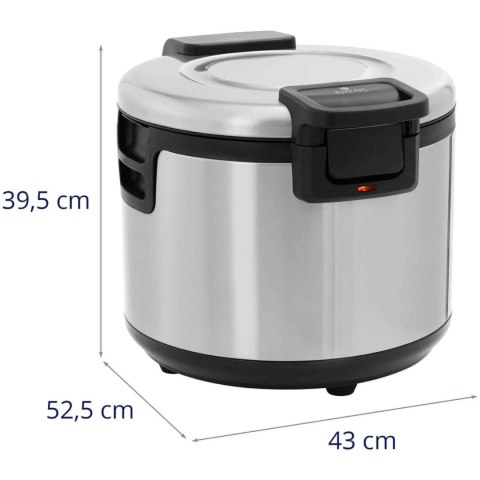 Ryżowar garnek urządzenie do gotowania ryżu elektryczne 26 l 110 W Royal Catering Ryżowar garnek urządzenie do gotowania ryżu elektryczne 26 l 110 W Royal Catering