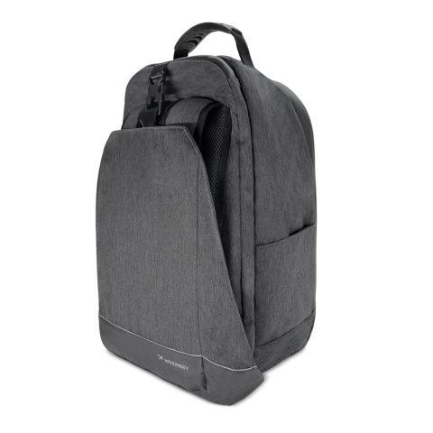 Torba rowerowa na bagażnik plecak rowerowy ze stelażem 2w1 30l czarny WOZINSKY Torba rowerowa na bagażnik plecak rowerowy ze stelażem 2w1 30l czarny WOZINSKY