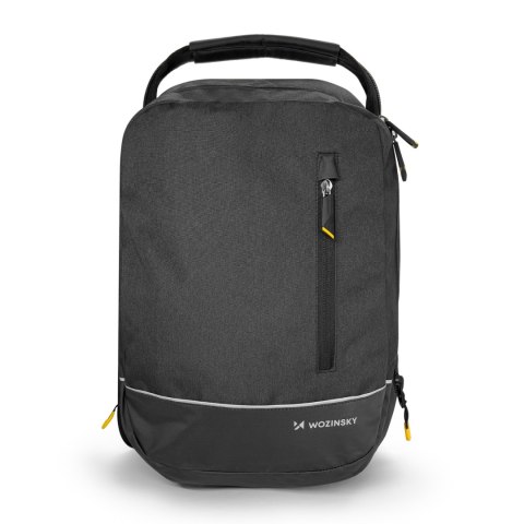 Torba rowerowa podwójna plecak 2w1 30l czarna WOZINSKY Torba rowerowa podwójna plecak 2w1 30l czarna WOZINSKY