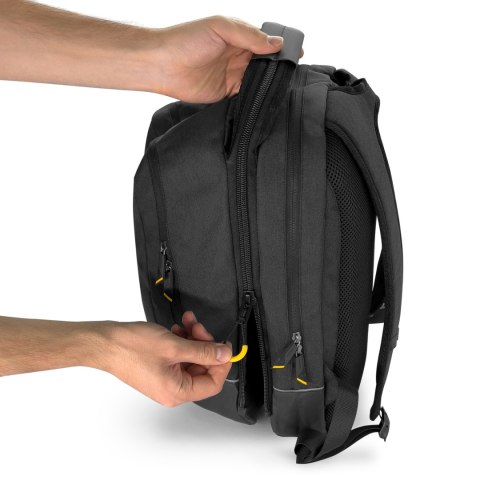 Torba rowerowa podwójna plecak 2w1 30l czarna WOZINSKY Torba rowerowa podwójna plecak 2w1 30l czarna WOZINSKY