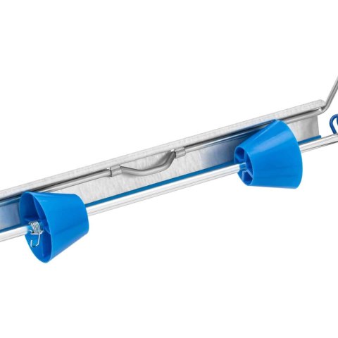 Wieszak uchwyt na czyściwo przemysłowe ścienny szer. 40 cm śr. 50 cm do 5 kg MSW