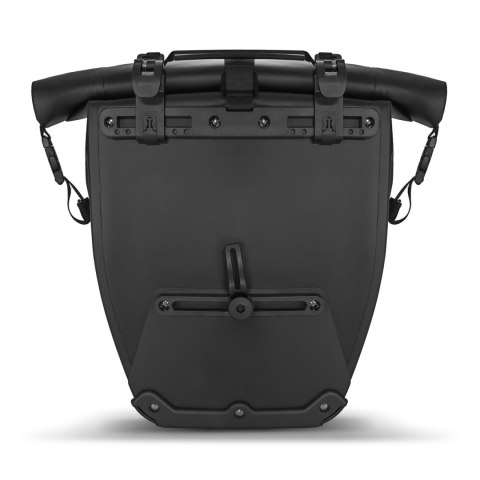 Wodoodporna torba rowerowa sakwa na bagażnik 25l czarny WOZINSKY Wodoodporna torba rowerowa sakwa na bagażnik 25l czarny WOZINSKY