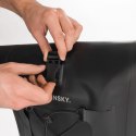 Wodoodporna torba rowerowa sakwa na bagażnik 25l czarny WOZINSKY