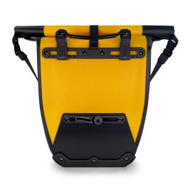 Wodoodporna torba rowerowa sakwa na bagażnik 25l żółty WOZINSKY