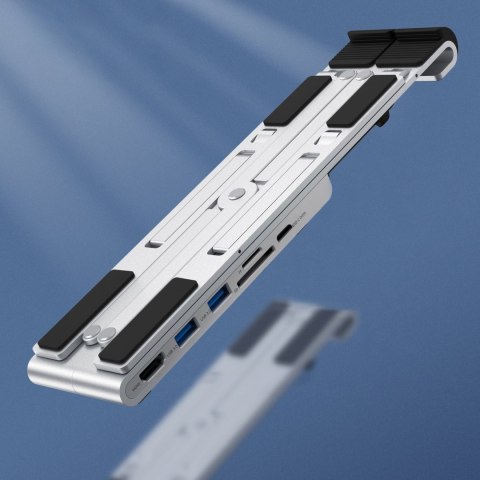 Podstawka stacja do laptopa PD USB-C HDMI 2xUSB-A 1xUSB-C 1xSD 1xTF czarny CHOETECH Podstawka stacja do laptopa PD USB-C HDMI 2xUSB-A 1xUSB-C 1xSD 1xTF czarny CHOETECH