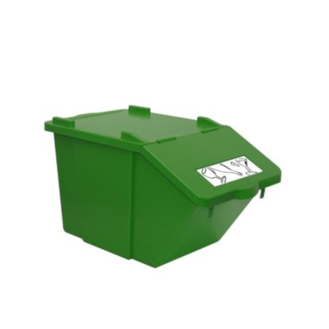 Pojemnik do sortowania odpadów piętrowy - zielony 45L MEVA Pojemnik do sortowania odpadów piętrowy - zielony 45L MEVA