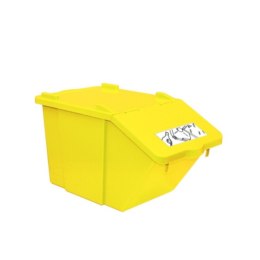 Pojemnik do sortowania odpadów piętrowy - żółty 45L MEVA