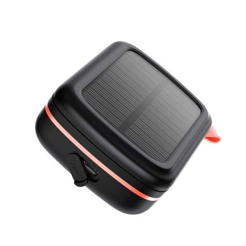 Słuchawki bezprzewodowe TWS wodoodporne z ładowarką solarną i powerbankiem 2500mAh czarny CHOETECH Słuchawki bezprzewodowe TWS wodoodporne z ładowarką solarną i powerbankiem 2500mAh czarny CHOETECH