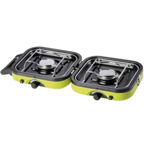Kuchenka turystyczna na kemping podwójna DUAL COMPACT + GRILL MEVA Kuchenka turystyczna na kemping podwójna DUAL COMPACT + GRILL MEVA