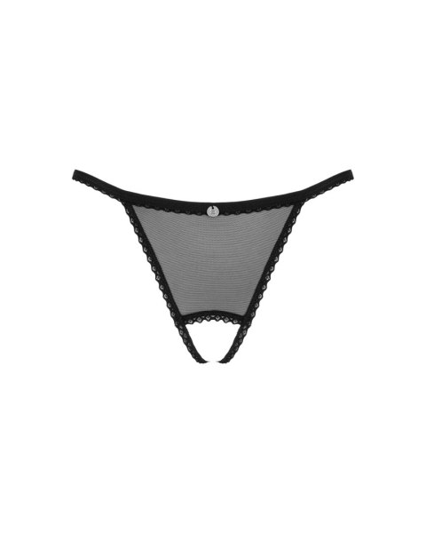 Stringi Celia Noir otwarte Czarny XL/XXL Stringi Celia Noir otwarte Czarny XL/XXL