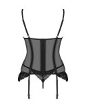 Gorset Serena Love + stringi GRATIS!!! Czarny XL/XXL