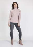 Sweter Estelle SWE 121 Pudrowy róż Pudrowy Róż S