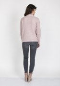 Sweter Estelle SWE 121 Pudrowy róż Pudrowy Róż S