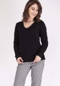 Sweter Victoria SWE 123 Czarny Czarny L