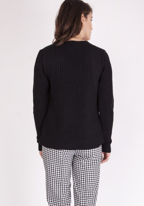 Sweter Victoria SWE 123 Czarny Czarny S Sweter Victoria SWE 123 Czarny Czarny S