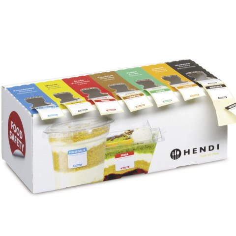Zestaw etykiet wielorazowych food safety na każdy dzień tygodnia z podajnikiem - Hendi 850305 Hendi Zestaw etykiet wielorazowych food safety na każdy dzień tygodnia z podajnikiem - Hendi 850305 Hendi
