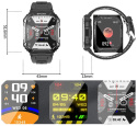 Smartwatch inteligentny zegarek sport i zdrowie