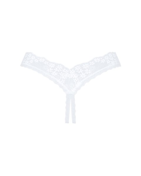 Stringi Heavenlly otwarte Biały XL/XXL Stringi Heavenlly otwarte Biały XL/XXL