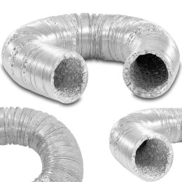 Wąż rura do wentylacji klimatyzacji aluminiowa śr. 100 mm dł. 10 m Hillvert
