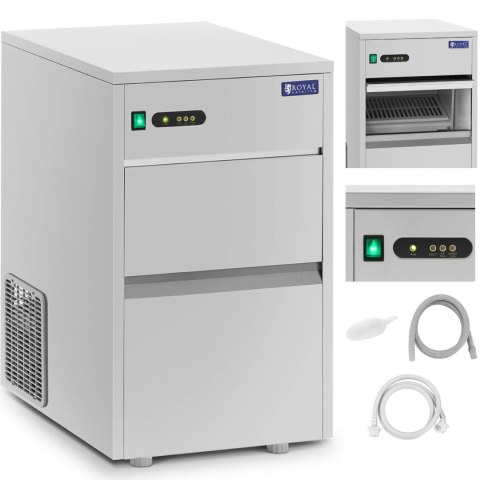 Barowa kostkarka maszyna do kostek lodu 25 kg/dzień 7 kg 220 W Royal Catering Barowa kostkarka maszyna do kostek lodu 25 kg/dzień 7 kg 220 W Royal Catering