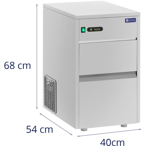 Barowa kostkarka maszyna do kostek lodu 25 kg/dzień 7 kg 220 W Royal Catering Barowa kostkarka maszyna do kostek lodu 25 kg/dzień 7 kg 220 W Royal Catering