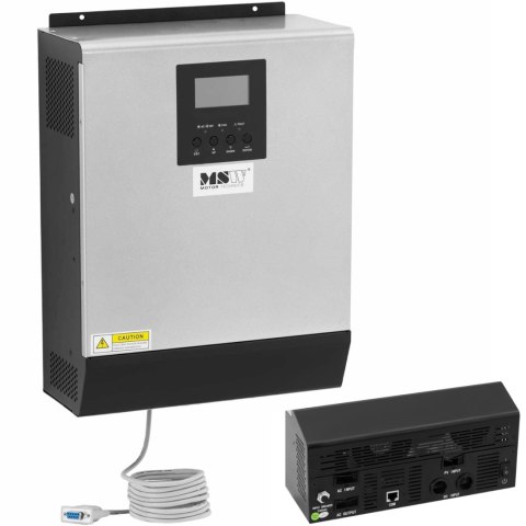 Falownik inwerter solarny off-grid do fotowoltaiki LCD 1000 VA MSW Falownik inwerter solarny off-grid do fotowoltaiki LCD 1000 VA MSW