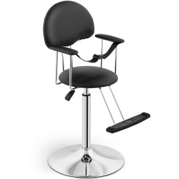Fotel krzesło fryzjerskie dla dzieci BIRMINGHAM - czarne Physa