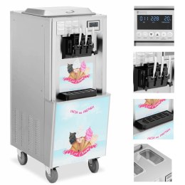 Maszyna automat do lodów włoskich 2140 W 33 l/h - 3 smaki Royal Catering
